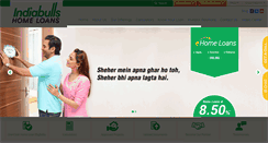 Desktop Screenshot of indiabullshomeloans.com